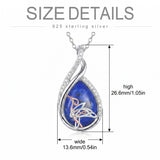 Sterling Silver Lapis Lazuli Black Onyx Moonstone Moss Agate Turquoise Butterfly Dragonfly Hummingbird  Pendant Necklace
