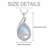 Sterling Silver Lapis Lazuli Black Onyx Moonstone Moss Agate Turquoise Butterfly Dragonfly Hummingbird  Pendant Necklace