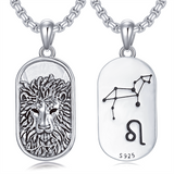 Sterling Silver Zodiac Sign Pendant Necklace