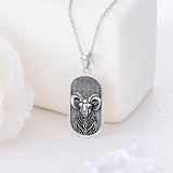 Sterling Silver Zodiac Sign Pendant Necklace