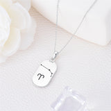 Sterling Silver Zodiac Sign Pendant Necklace
