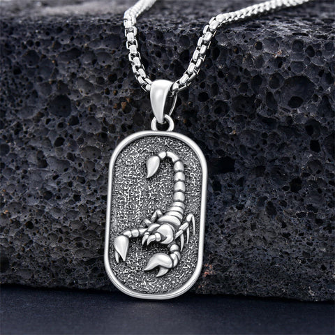 Sterling Silver Zodiac Sign Pendant Necklace