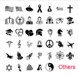 Sterling Silver Personalized Birthstone Engraved High School University College Class Ring for Men