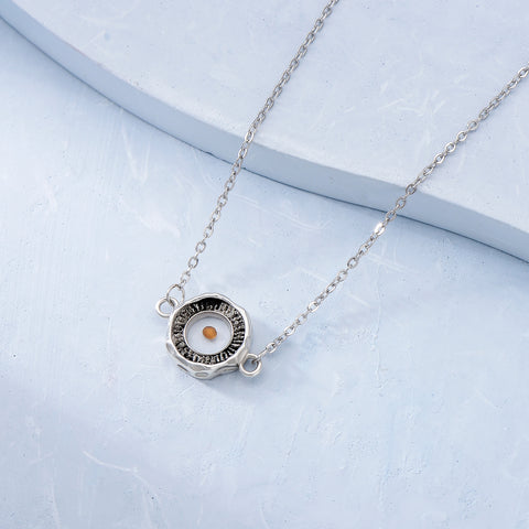 Sterling Silver Mustard Seed Pendant Necklace