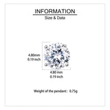 925 Sterling Silver Elegant Brilliance: Classic Round Cut Moissanites In Four-prong Setting