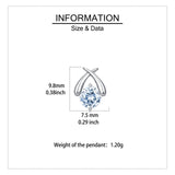 925 Sterling Silver Elegant Crossed Prong Moissanite Stud Earrings In Plated with White Gold/silver Setting