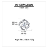 925 Sterling Silver Elegant Floral Moissanite Stud Earrings In Sterling Silver