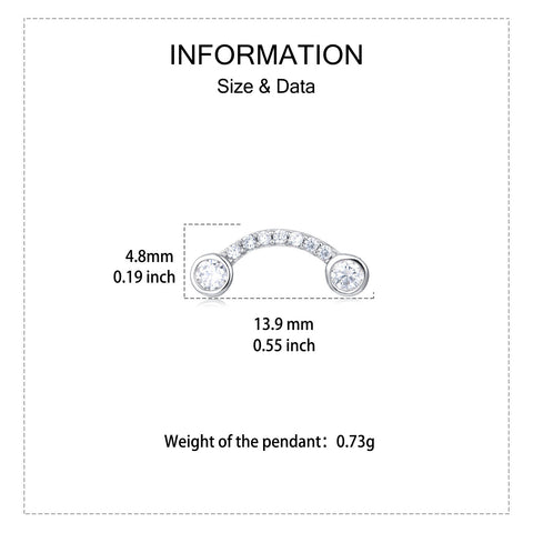 925 Sterling Silver Elegant Moissanite Pavé Stud Earrings With Double Accent Gems