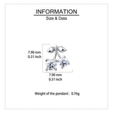 925 Sterling Silver Cherry Moissanite Earrings: Luxury Sterling Silver Statement Jewelry With Sparkling Gems