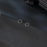 925 Sterling Silver Dual Circular Design Elements