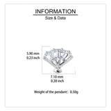 925 Sterling Silver Elegant Triple Pear Zircon V-shape Plated with White Gold Stud Earrings