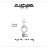 925 Sterling Silver Elegant Silver Bow Earrings With Zircon Accents