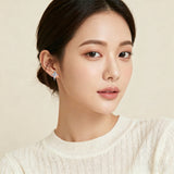 925 Sterling Silver **starlight Heart Zircon Earrings**