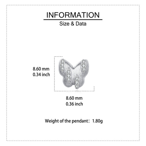 925 Sterling Silver Elegant Butterfly Stud Earrings With Silver Zircon Accents On Blue Backdrop