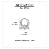 925 Sterling Silver Elegant Sterling Silver Bow-shaped Earrings With Zircon Accents