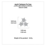 925 Sterling Silver Elegant Starburst Zircon Stud Earrings In Sterling Silver