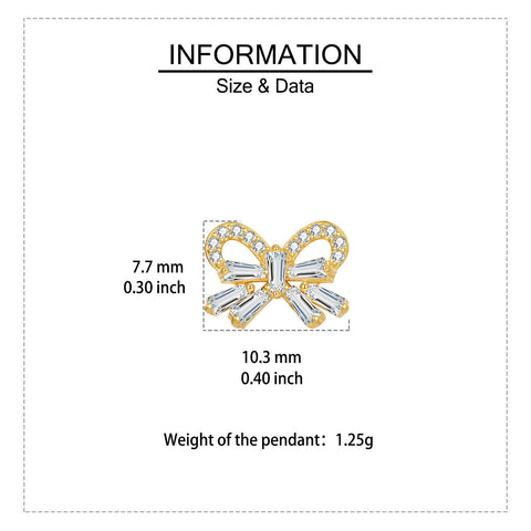 925 Sterling Silver Elegant Zircon-encrusted Gold Butterfly Earrings