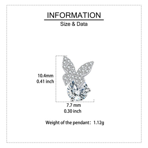 925 Sterling Silver Elegant Butterfly Moissanite Stud Earrings In Sterling Silver