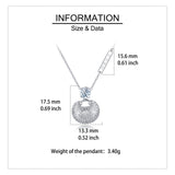 925 Sterling Silver Elegant Moissanite-encrusted Silver Pendant Necklace With Traditional Motif