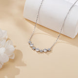 925 Sterling Silver Elegant Star Constellation Moissanite Necklace With Sparkling Celestial Charm