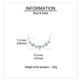 925 Sterling Silver Elegant Star Constellation Moissanite Necklace With Sparkling Celestial Charm