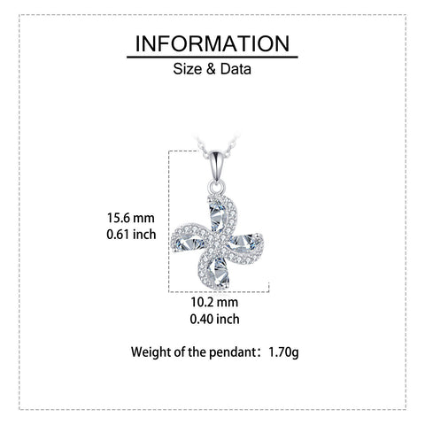 925 Sterling Silver Elegant Zircon Cross Pendant Necklace With Silver Chain And Sparkling Accents