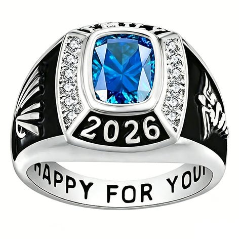 Copper Sterling Silver Customizable Class Rings for Men Gift Class Of 2026