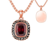 Sterling Silver Oval Personalized Birthstone & Engraved Class Graduation Pendant Necklace