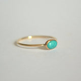 Gold Oval Ring Gold Moss Agate Ring Moonstone Ring 925 Sterling Silver Ring for Women