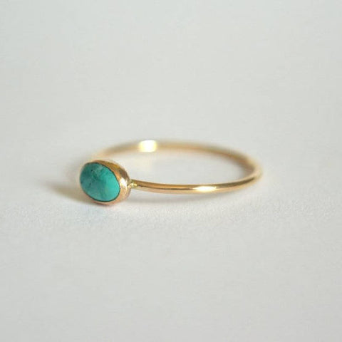 Gold Oval Ring Gold Moss Agate Ring Moonstone Ring 925 Sterling Silver Ring for Women