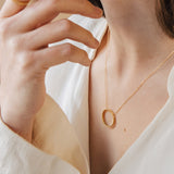 The Inner Circle Necklace  Hidden Message Necklace Perfect Gift for Her  Bridesmaid Gifts Christmas Gifts for Mom & Dad