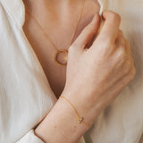 The Inner Circle Necklace  Hidden Message Necklace Perfect Gift for Her  Bridesmaid Gifts Christmas Gifts for Mom & Dad
