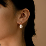 Pearl Drop Earrings  Baroque Pearl Earrings Pearl Jewelry Bridesmaid Gifts  Anniversary Gift
