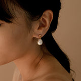 Pearl Drop Earrings  Baroque Pearl Earrings Pearl Jewelry Bridesmaid Gifts  Anniversary Gift
