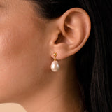 Pearl Drop Earrings  Baroque Pearl Earrings Pearl Jewelry Bridesmaid Gifts  Anniversary Gift