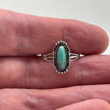 Sterling Silver Vintage Western Turquoise Nature Ring