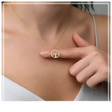 Tree of Life Necklace  14k Solid Gold Family Necklace Medallion Tree Pendant  Dainty Rose Gold Chain  Tree of Life Charm  Unique Gift