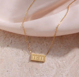 Stainless Steel 1111 Angel Number Pendant Necklace