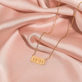 Stainless Steel 1111 Angel Number Pendant Necklace