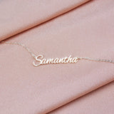 925 Sterling Silver Name Necklace, Personalized Necklace for Women, Custom Gold Plated Name Necklace, Personalized Gift, Christmas Gifts