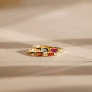 Birthstone Ring  Adjustable Personalized Gemstone Ring  Best Friend Gift  Anniversary Gift