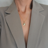 Sterling Silver Moss Agate Necklace Gift Necklace