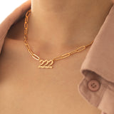 Stainless steel Angel Number Necklace Silver Gold Number Necklace Gift for Her