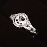 Sterling Silver Highland Cow Ring Animal Ring Adjustable Ring