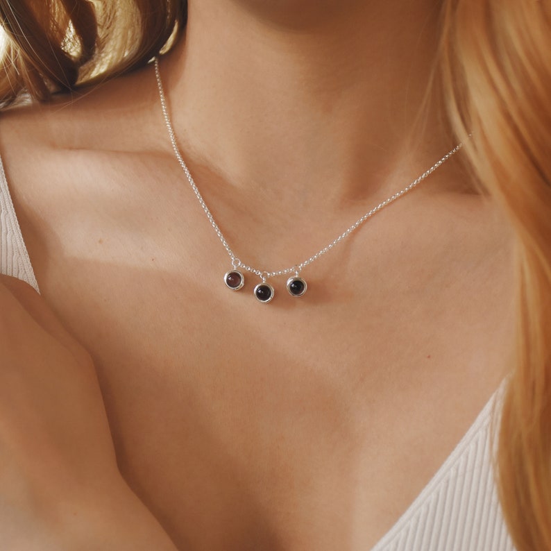 Personalized Heart Picture Necklace for Women Projection Pendant Photo Necklace main image 0