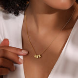 Sterling Silver Personalized Initial Pendant Necklace