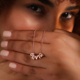 Sterling Silver Personalized Initial Pendant Necklace