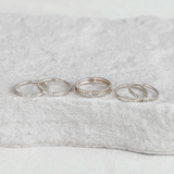 Personalized Name Ring Custom Stacking Rings Delicate Name Ring Skinny Engraved Ring Dainty Minimal Ring Mom Gift