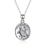 Sterling Silver Locket Necklaces That Hold Pictures Turtle Necklace Gifts for Women Teens Birthday