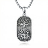 Sterling Silver Memento Mori Tree of Life Anubis Pendant Viking Amulet   Protection Pendant Necklace Egyptian Jewelry Christmas Birthday Gifts